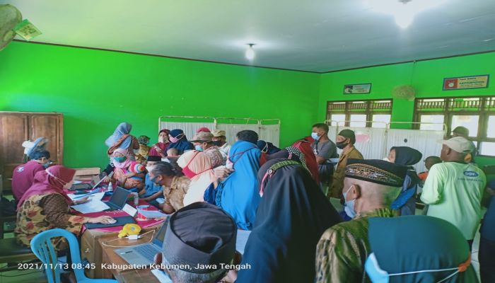 VAKSINASI DOSIS 1 DESA NGABEAN MIRIT KEBUMEN 02